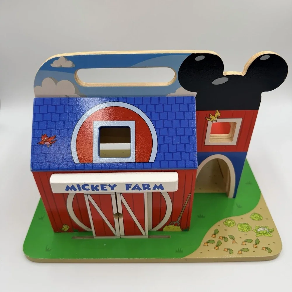 Melissa & Doug Disney Mickey Mouse Clubhouse On The Farm Wooden Barn Playset - Picture 4 of 10